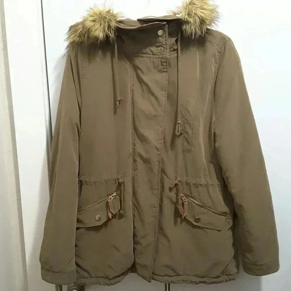 Love Tree Jackets & Blazers - Love Tree hooded jacket large